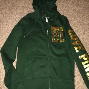 PINK Green Bay Packers jacket